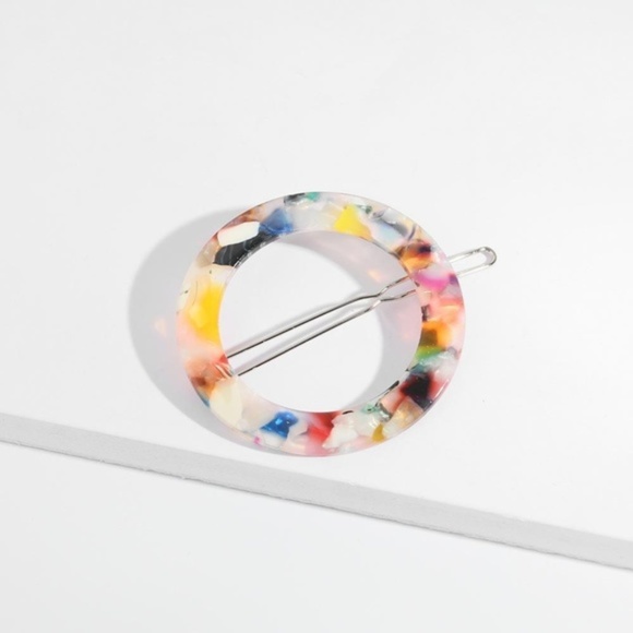 50% OFF Bundles Circle Acrylic Resin Hair Clip - Picture 2 of 5